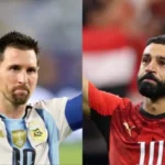 Lionel Messi playing for Argentina at the 2026 FIFA World Cup