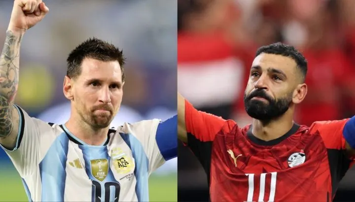 Lionel Messi playing for Argentina at the 2026 FIFA World Cup