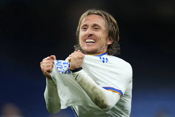 Luka Modrić in action for Croatia against Portugal at the 2026 FIFA World Cup"